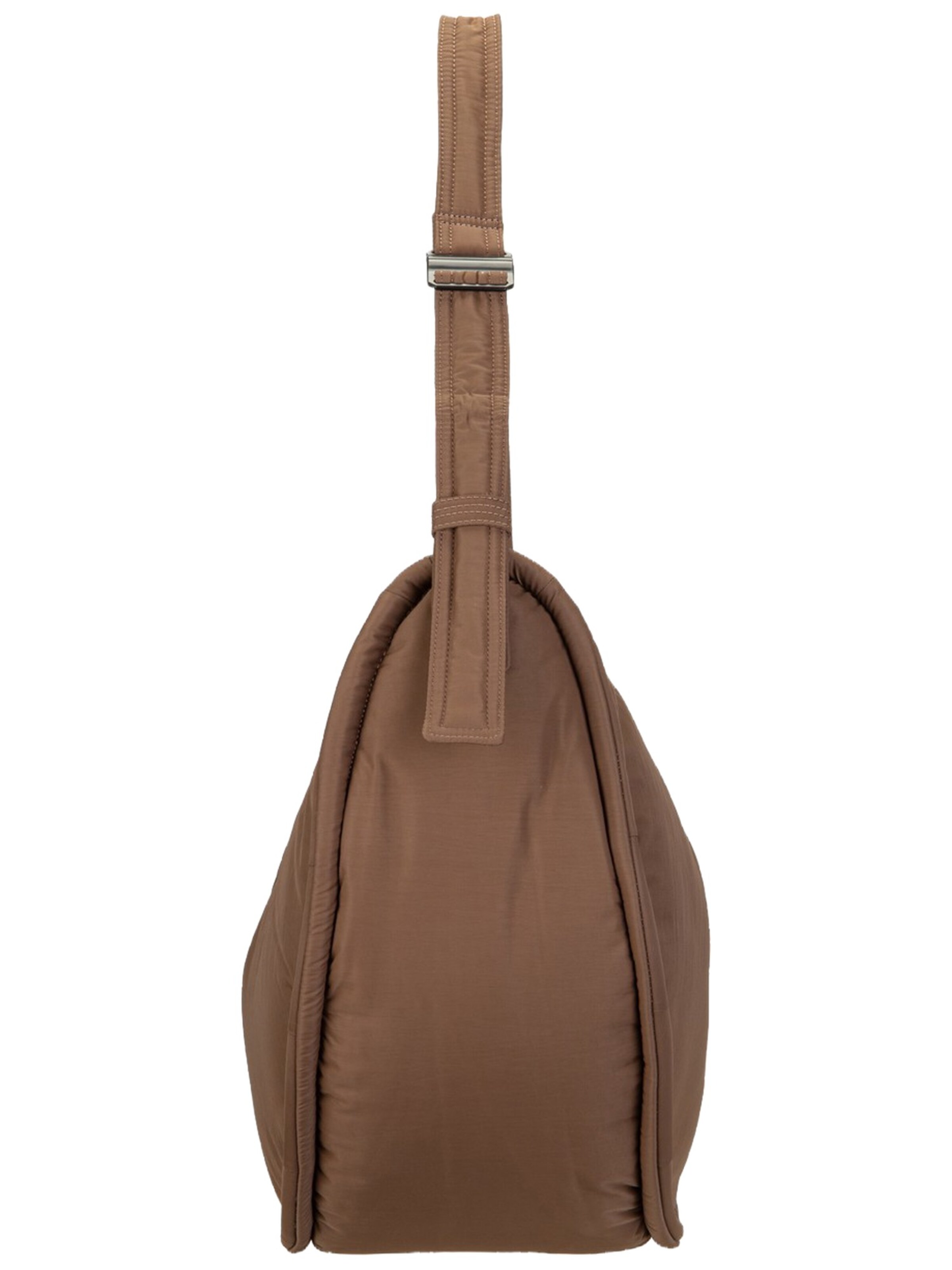SANDQVIST Shoulder Bag ' Curve Half Moon ' in Brown