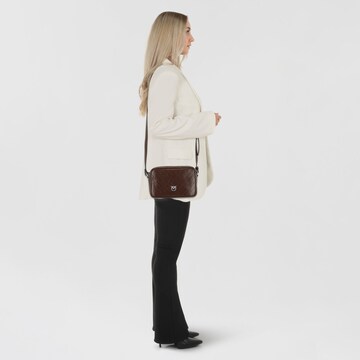 PINKO Crossbody bag 'Carrie' in Brown