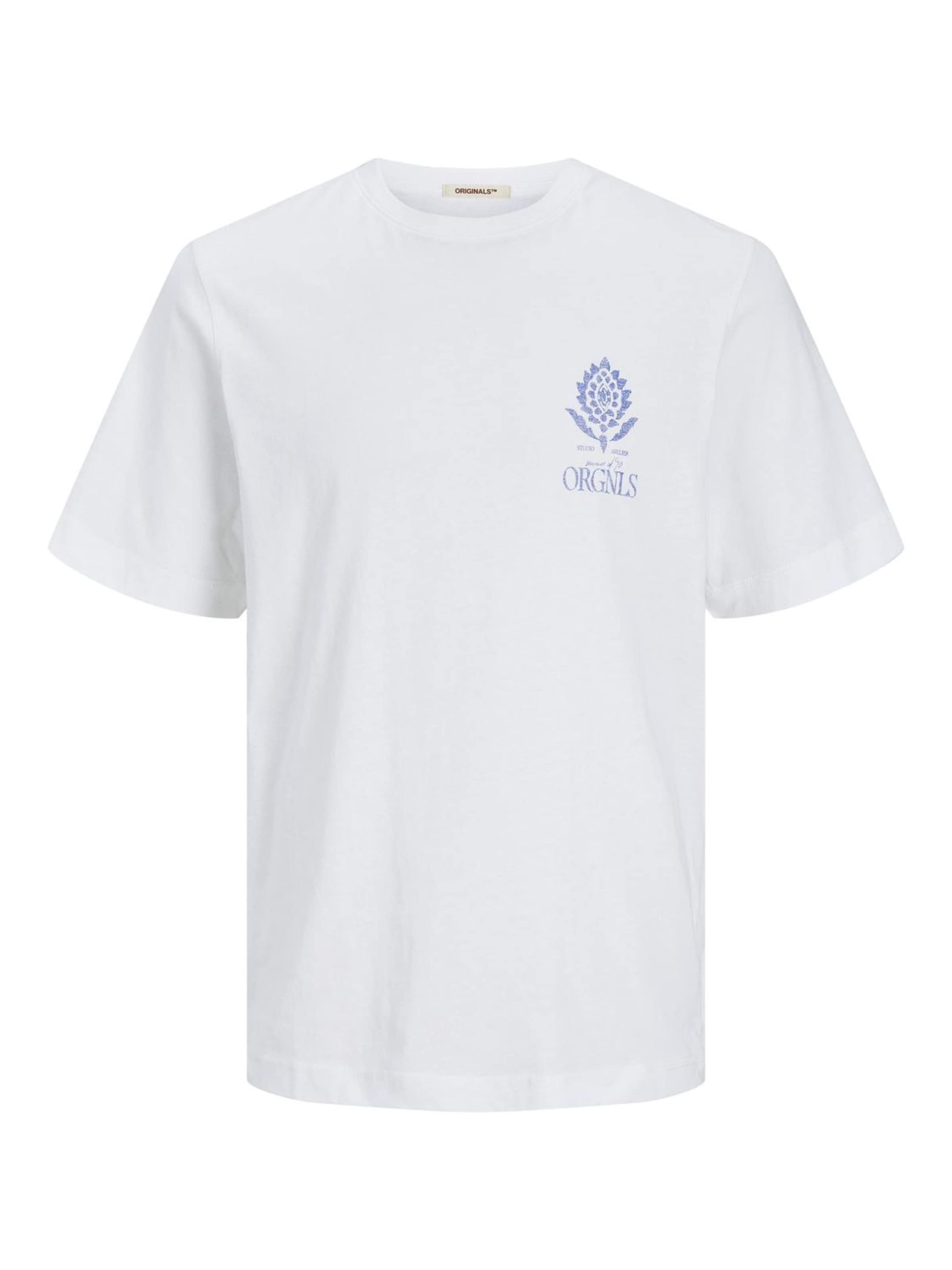 JACK & JONES Shirt 'JORNoto' in Wit: voorkant