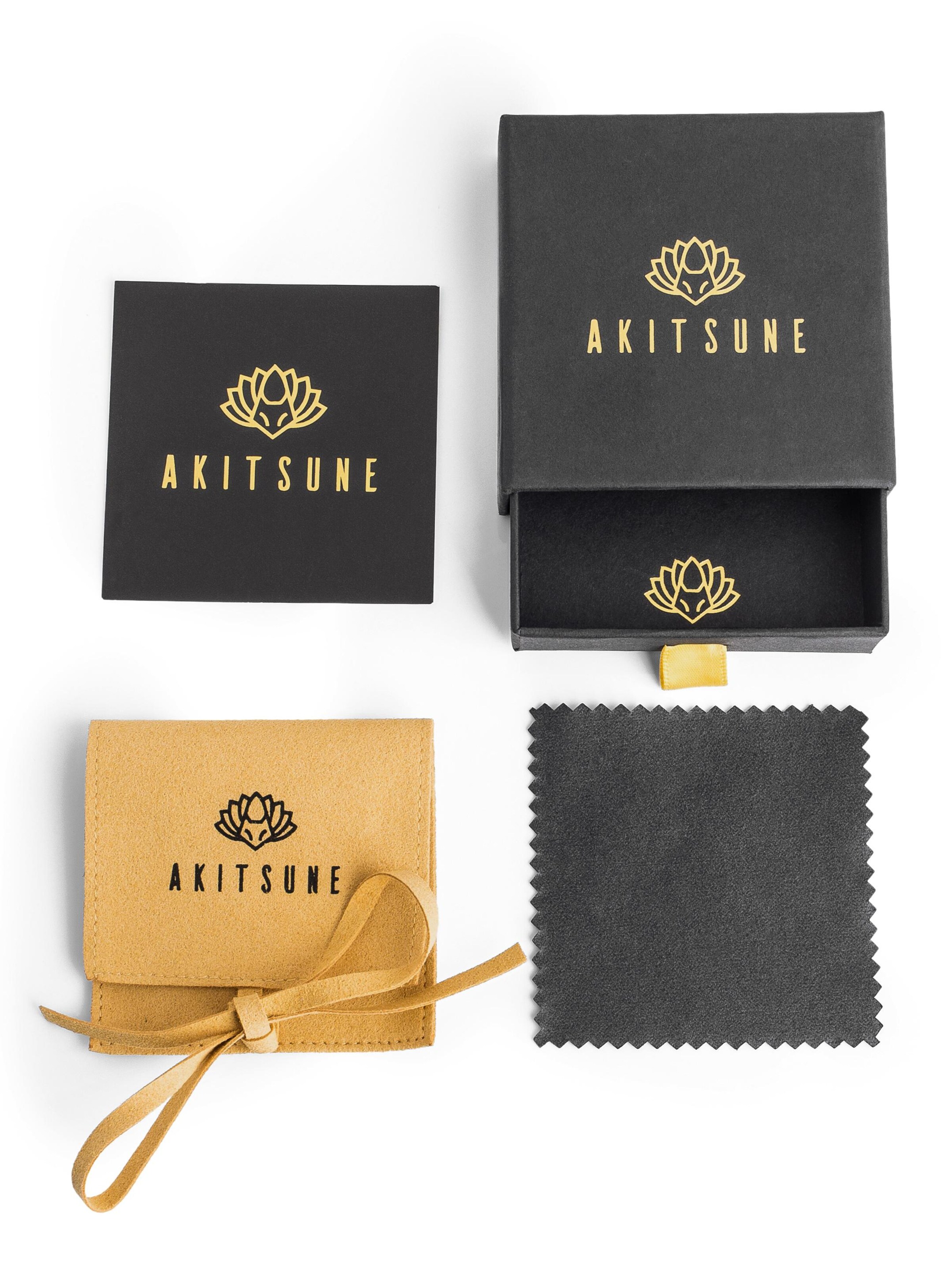 Akitsune Bracelet 'Cuban' in Black