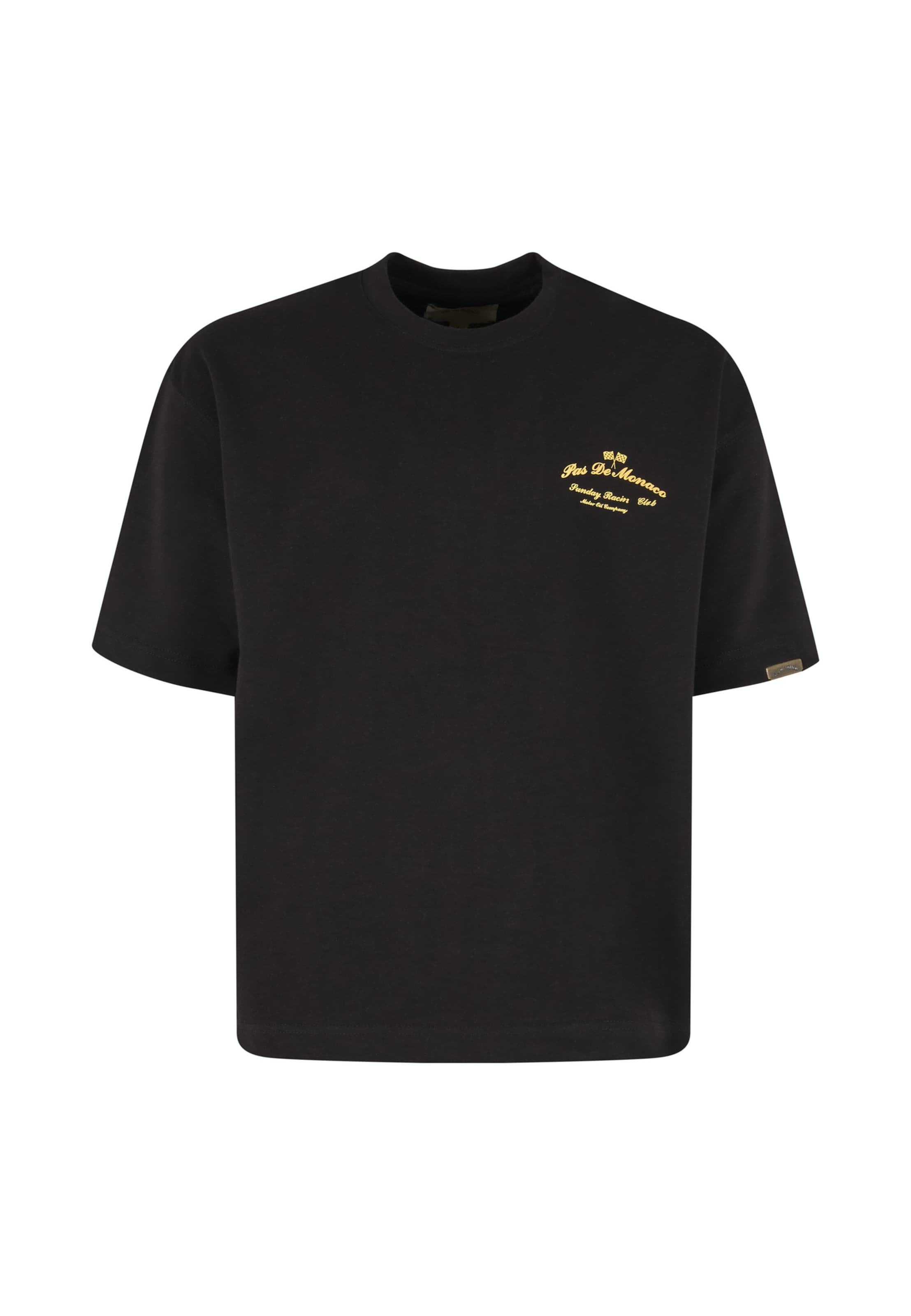 T-Shirt 'Finale' Pas De Monaco en noir : devant