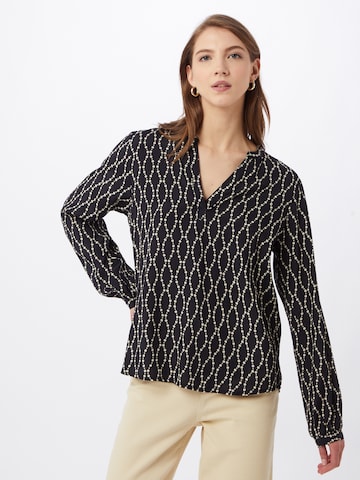 Kaffe Blouse 'Olan' in Zwart: voorkant