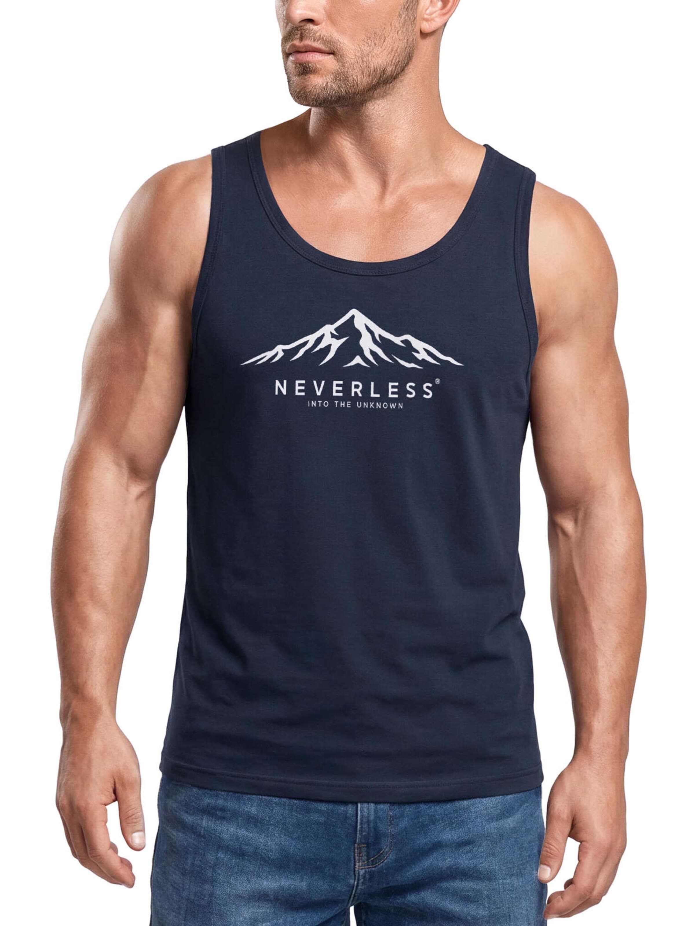 Neverless Shirt 'Unknown' in Blue: front