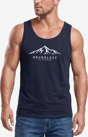 Neverless Shirt 'Unknown' in Blue: front