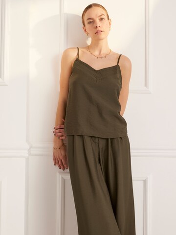 Guido Maria Kretschmer Women Top 'Giana' in Green: front