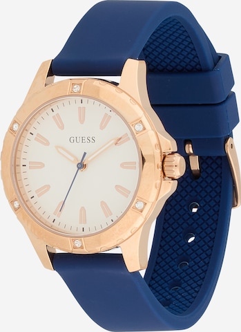 GUESS Analogna ura 'MIST' | modra barva: sprednja stran