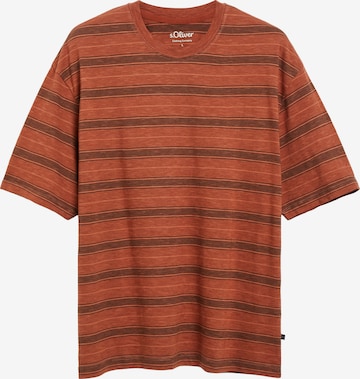 s.Oliver - Camiseta en marrón: frente