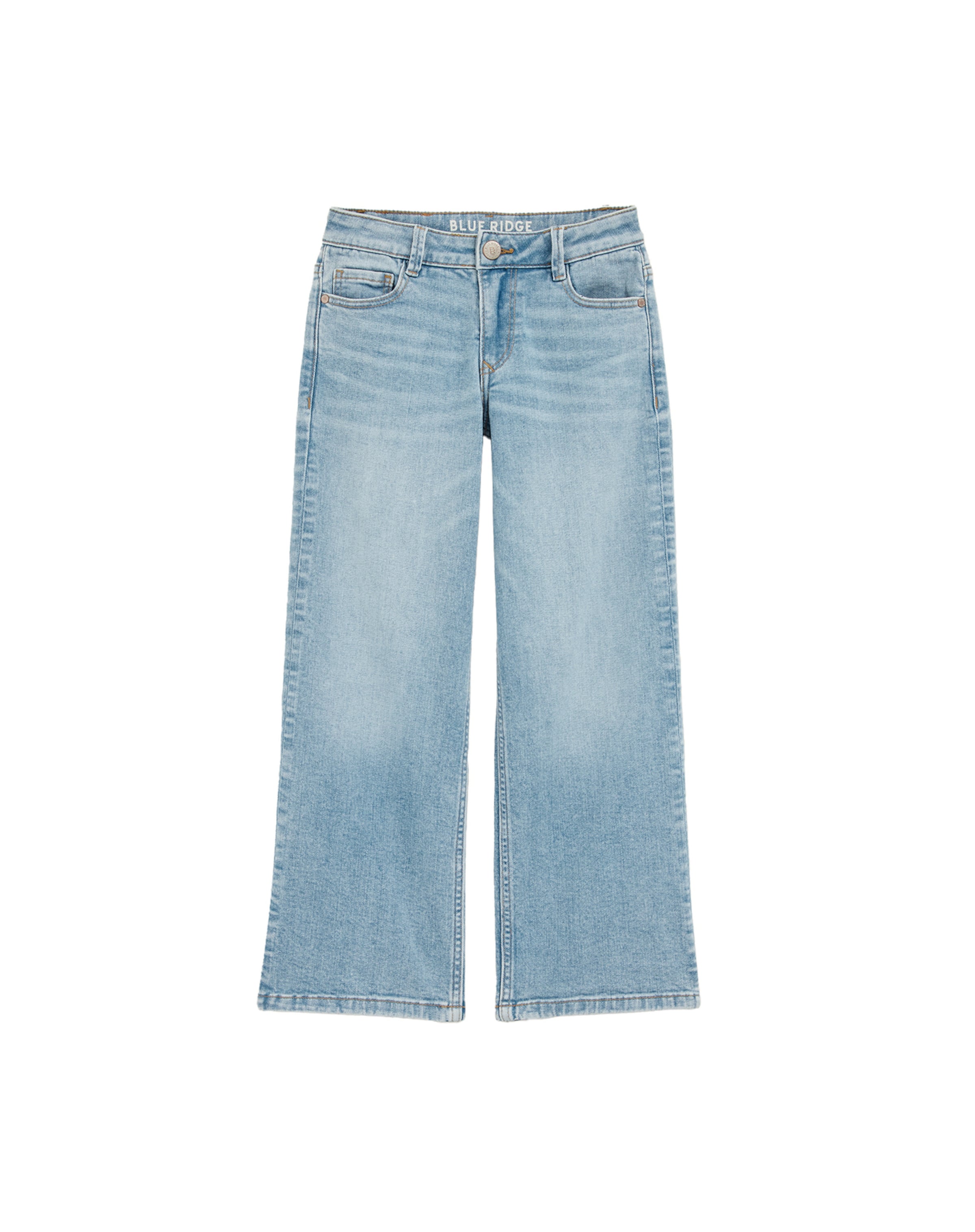WE Fashion Loosefit Jeans in Blauw: voorkant