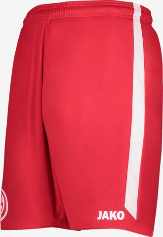 JAKO Regular Workout Pants in Red: front