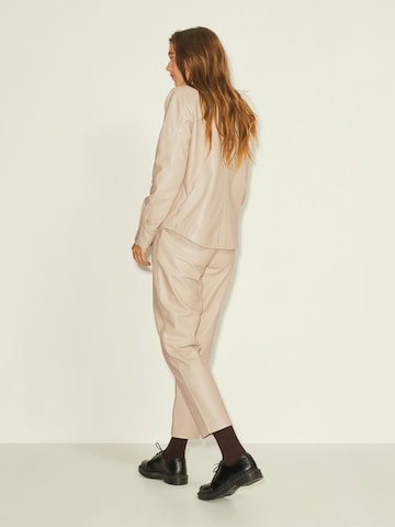 JJXX Tapered Pleat-Front Pants 'ADDIE' in Brown