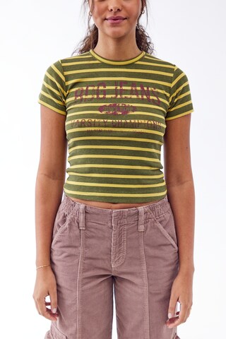 T-shirt BDG Urban Outfitters en vert : devant