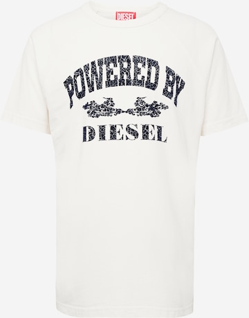 T-Shirt 'T-RUST' DIESEL en blanc : devant