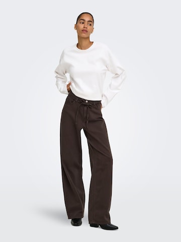 ONLY - regular Pantalón en marrón