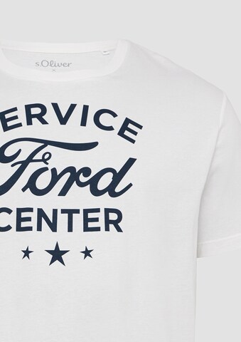 T-Shirt s.Oliver Men Big Sizes en blanc