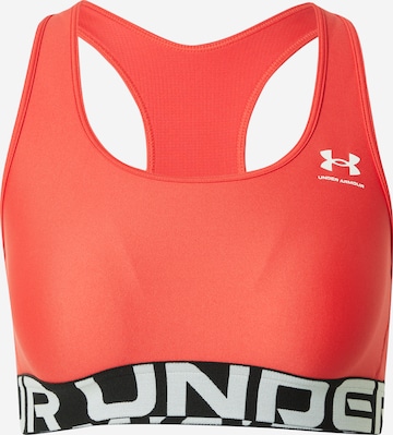 Bustino Reggiseno sportivo 'Authentics' di UNDER ARMOUR in rosso: frontale