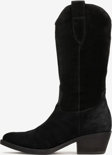 Kazar Bottes de cowboy en noir, Vue avec produit