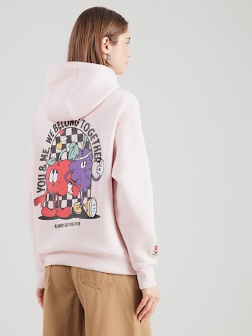 Sublevel Sweatshirt in Pink: Vorderseite