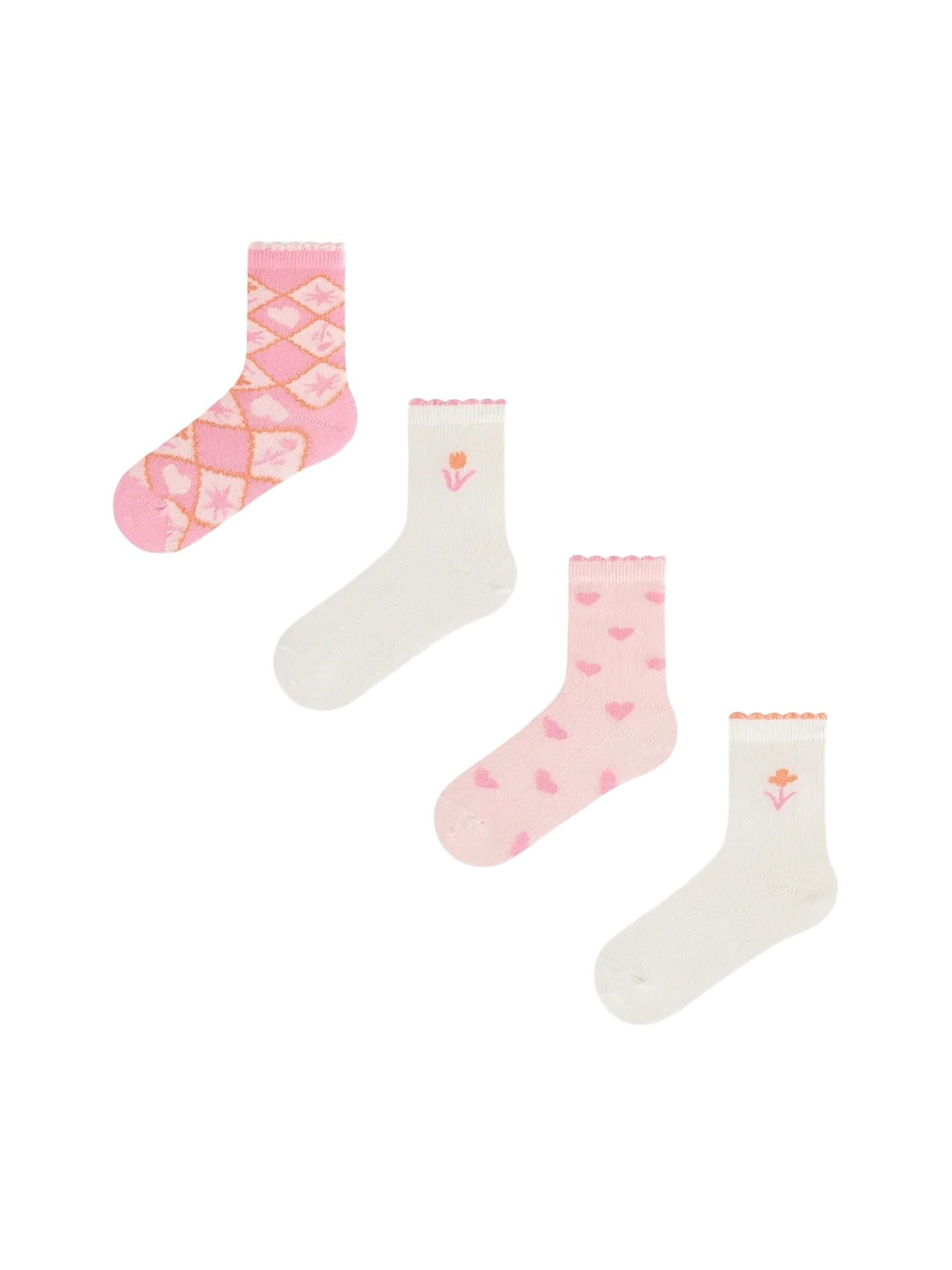 Penti Socken 'PENTI Mädchen Funny Geblümte Baumwoll-2er-Pack Socken'‌‌‌‌‌ in Mischfarben: Vorderseite