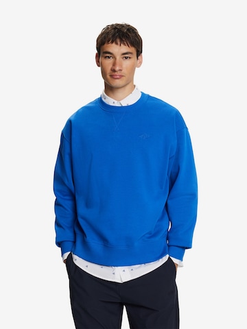 Sweat-shirt ESPRIT en bleu : devant