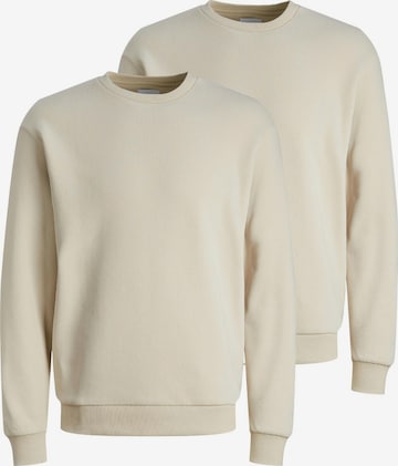JACK & JONES Sweatshirt 'Bradley' in Beige: Vorderseite