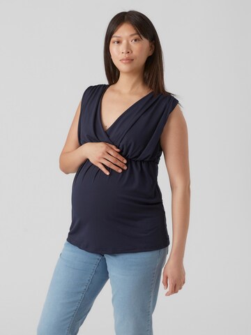 MAMALICIOUS - Blusa 'Zorina Tess' en azul