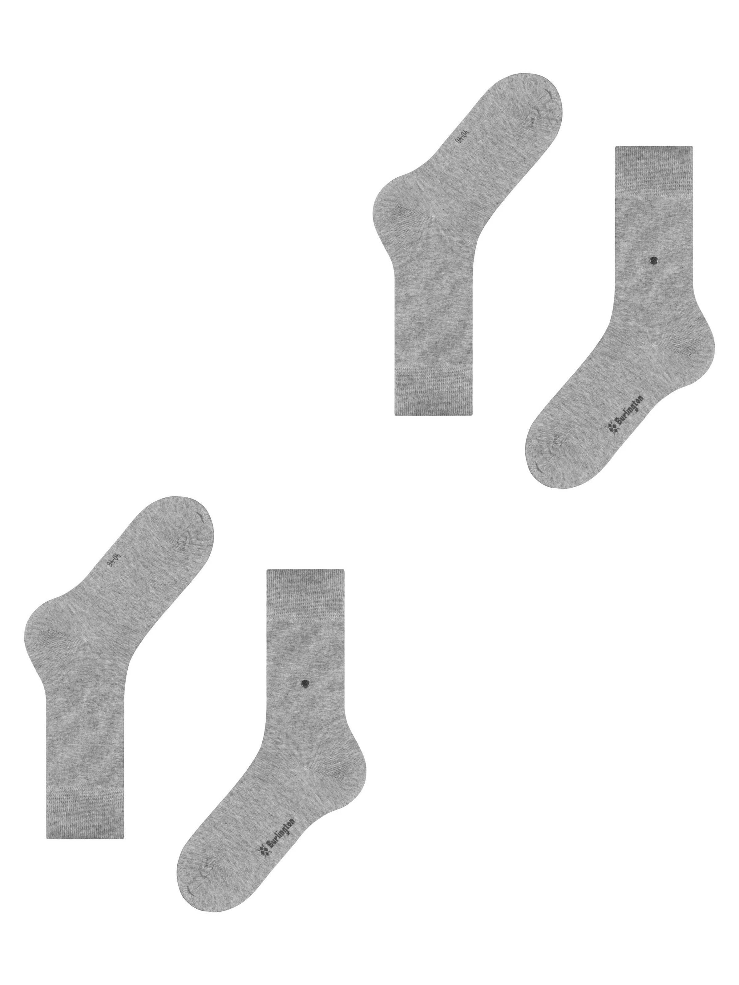 BURLINGTON Socks 'Everyday 2-Pack' in Grey