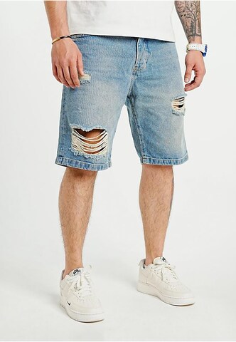 2Y Premium Regular Shorts in Blau