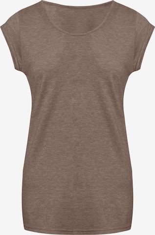 Imily Bela T-Shirt in Braun: Vorderseite