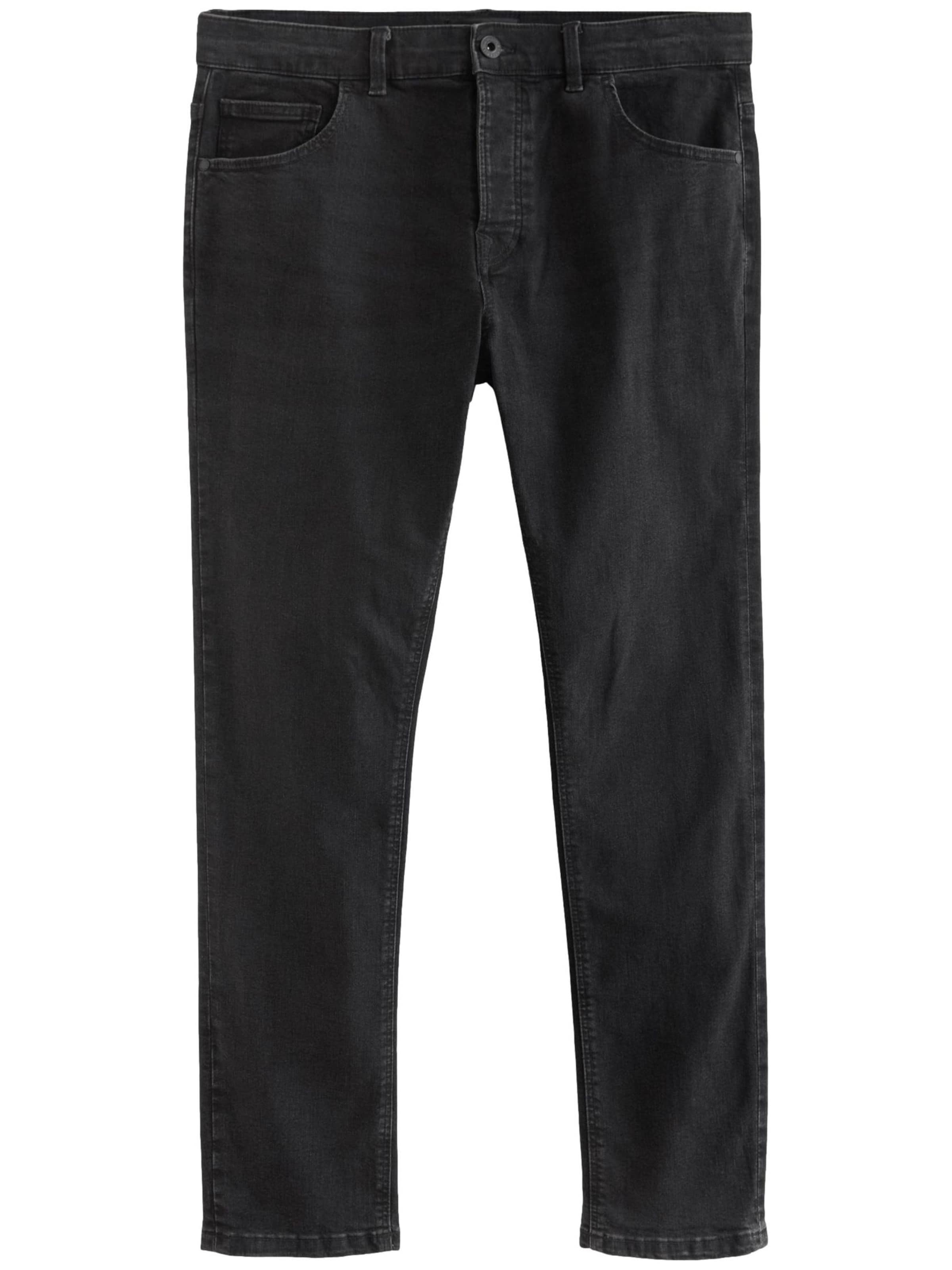 Next Regular Jeans in Zwart: voorkant