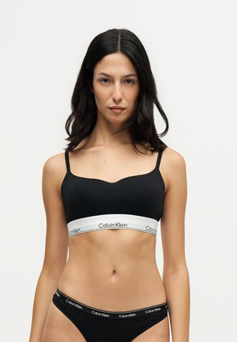 Calvin Klein Underwear Бюстье Бюстгальтер в Черный: спереди