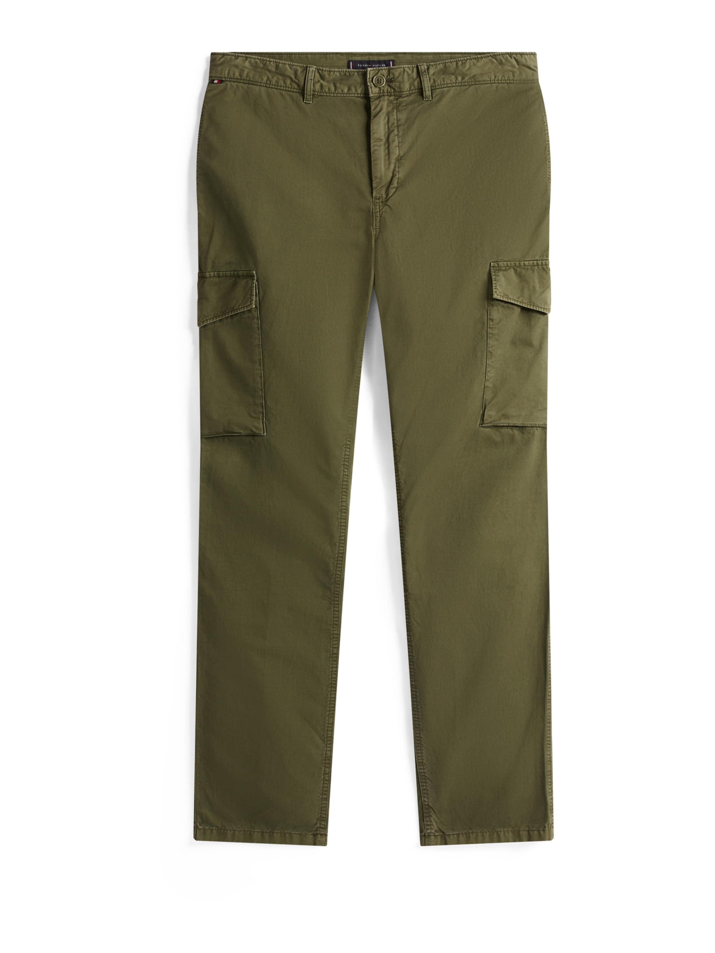 Regular Pantalon cargo 'DENTON' TOMMY HILFIGER en vert : devant