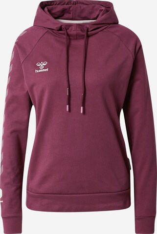 Sweat de sport Hummel en rouge : devant