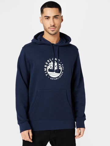 Sweat-shirt TIMBERLAND en bleu : devant