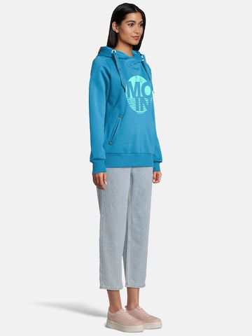 salzhaut Sweatshirt 'Sünn - Moin Rund' in Blauw