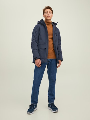 mėlyna JACK & JONES Žieminė parka 'KAISER'