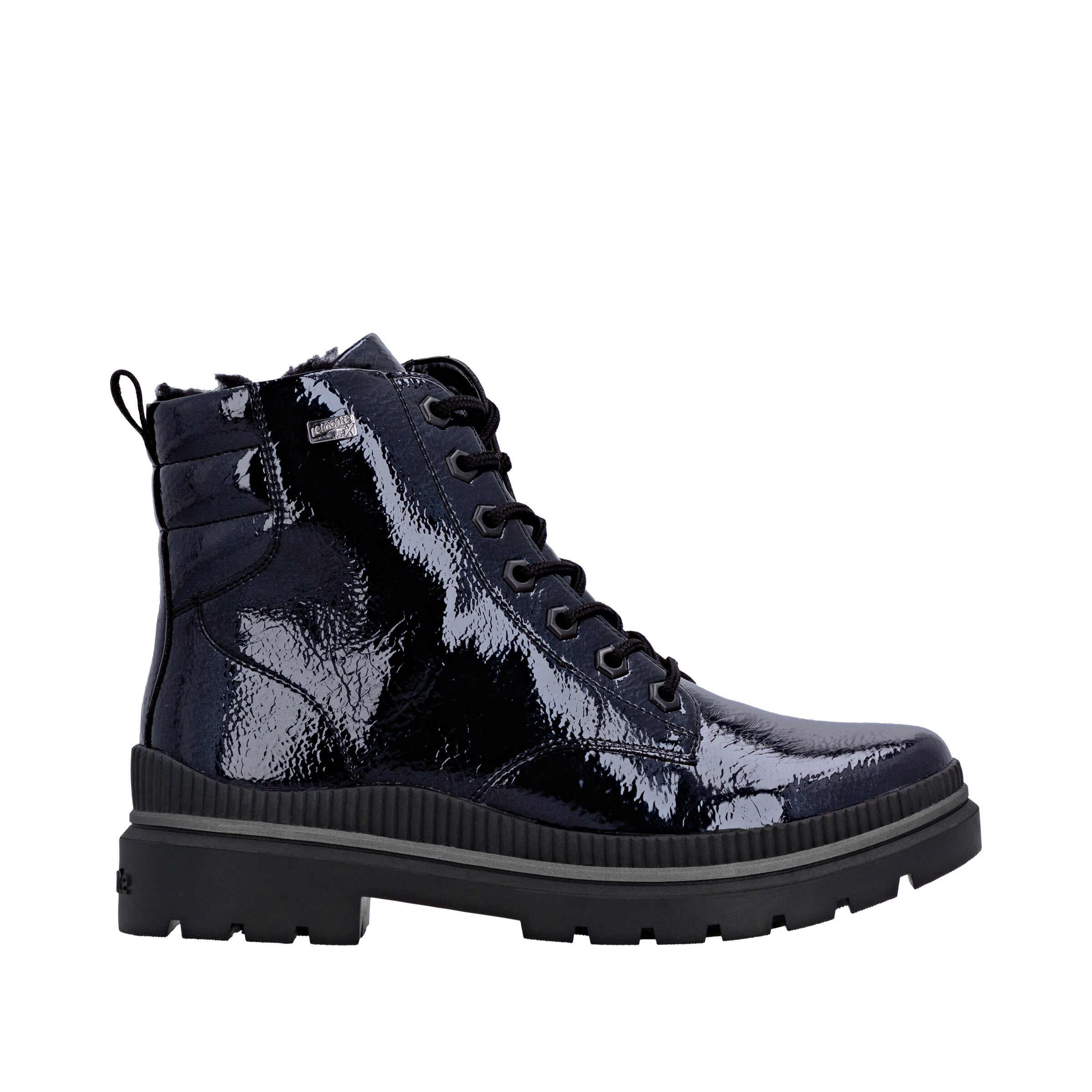 REMONTE Lace-Up Ankle Boots in Blue