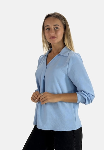 Elara Blouse in Blauw