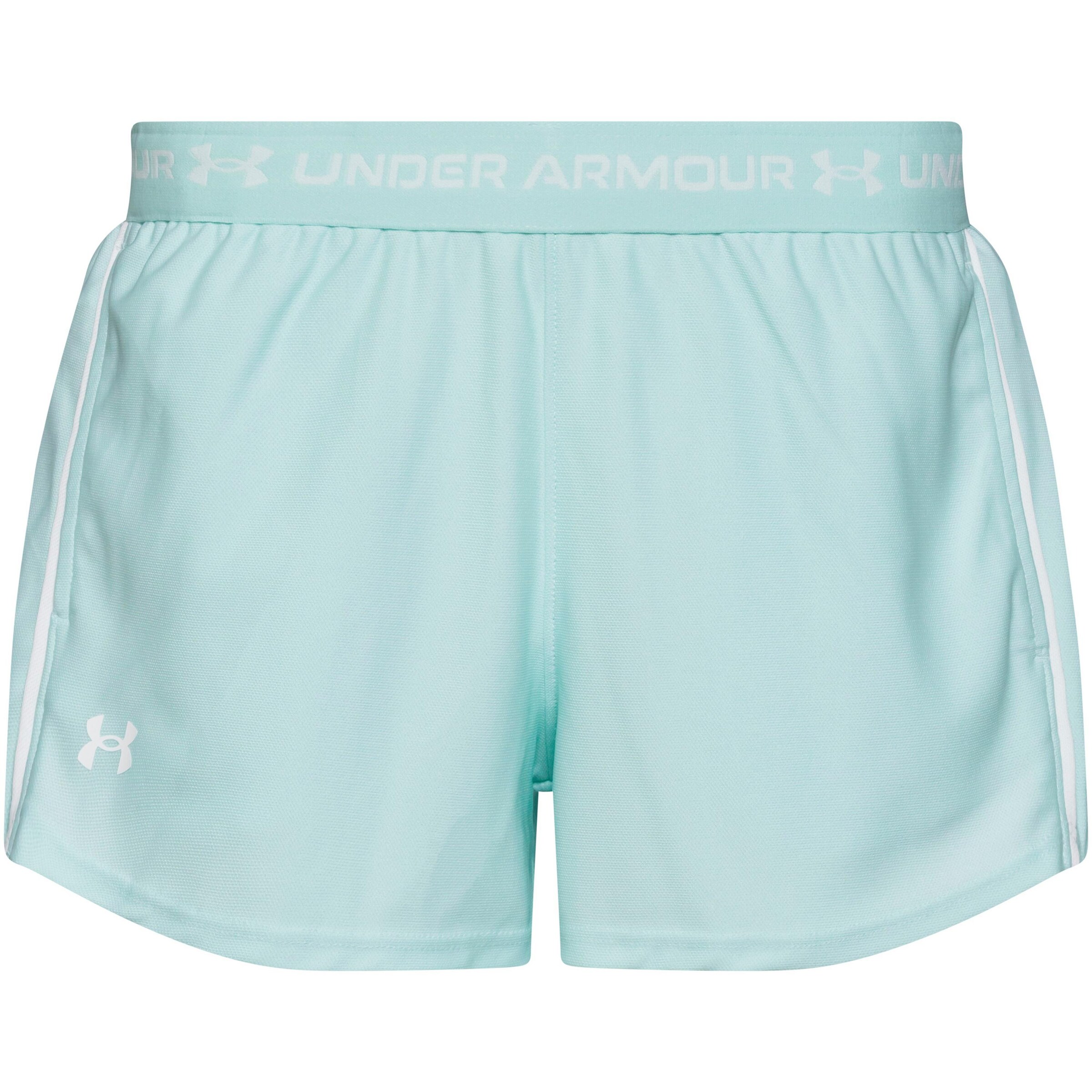 UNDER ARMOUR Workout Pants 'Play Up' in Green: front