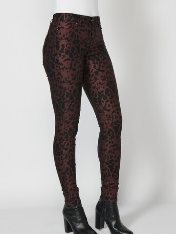 Skinny Pantalon KOROSHI en noir