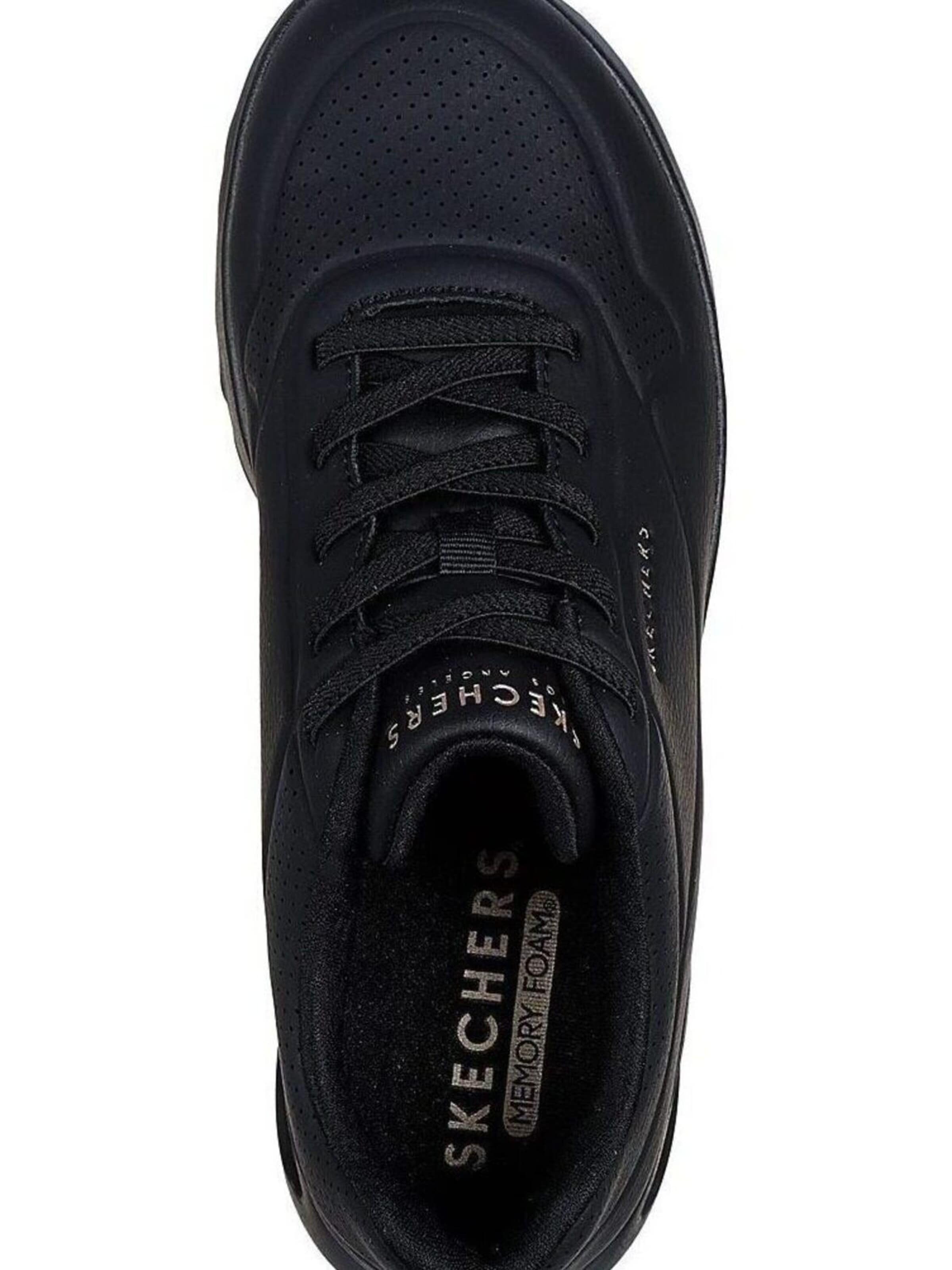 SKECHERS Sportschoen 'Skechers Uno Lite - Lite Work' in Zwart