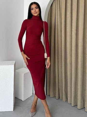 WOMAN VISION Jurk in Rood: voorkant