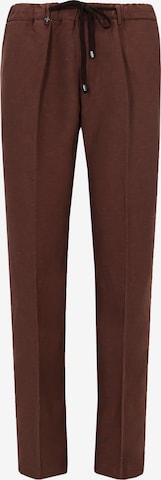 Pantaloni con piega frontale 'Alloro' di Distretto12 in marrone: frontale