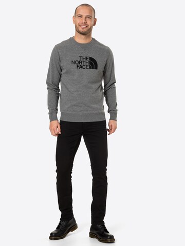 Sweat-shirt 'Drew Peak Crew Light' THE NORTH FACE en gris