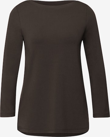 STREET ONE Shirt in Braun: Vorderseite