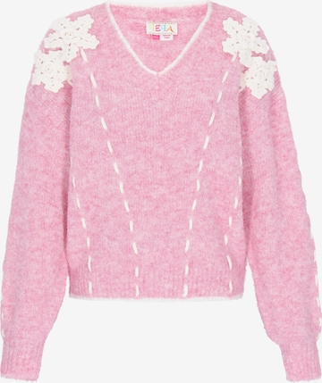 IZIAŠiroki pulover - roza boja: prednji dio