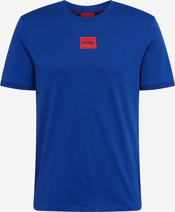 HUGO T-Shirt 'Diragolino' in Blau: predná strana
