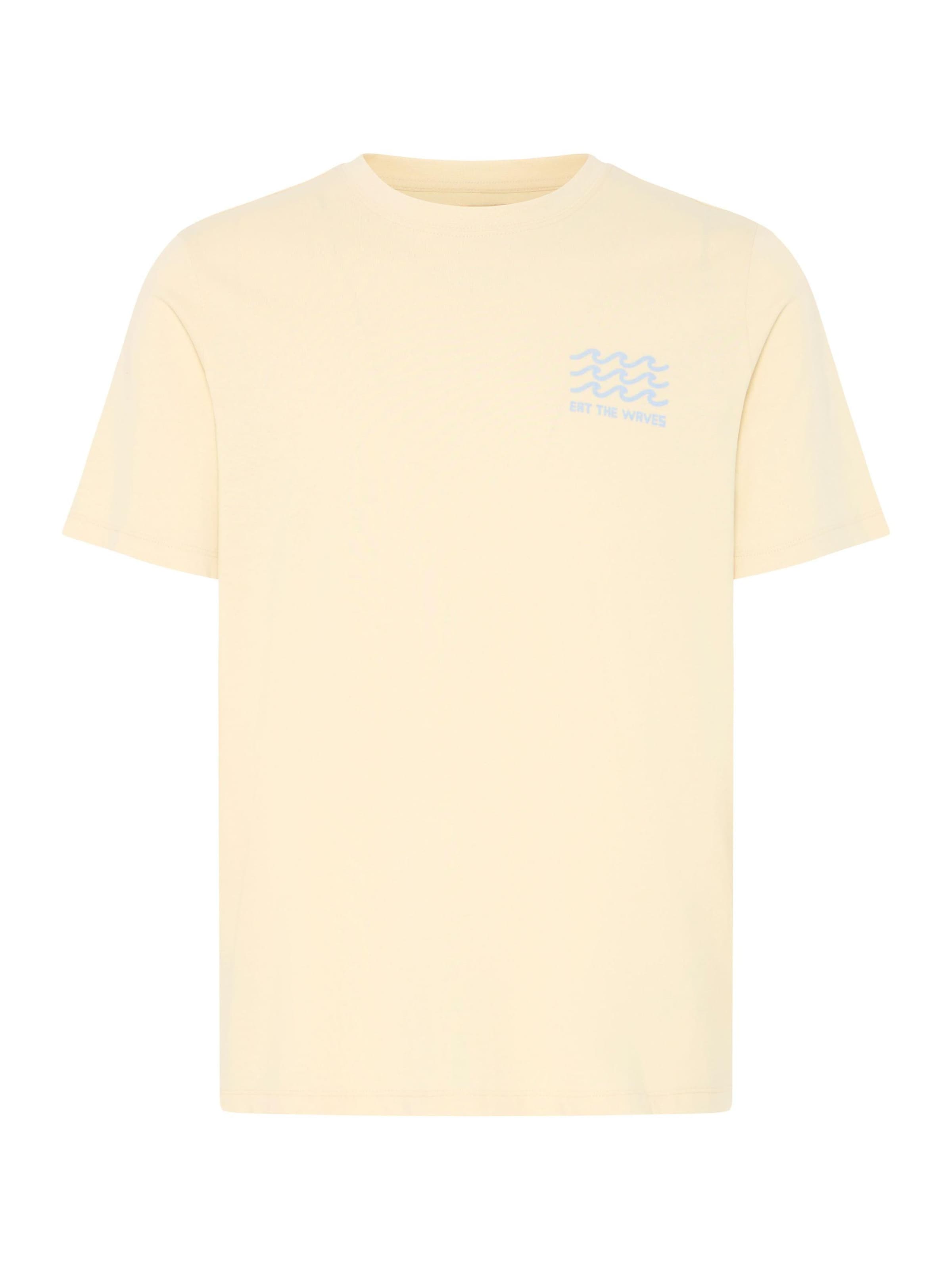 Tricou 'BHSun Island ' de la BLEND pe bej: față