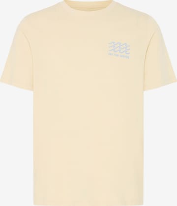 Tricou 'BHSun Island ' de la BLEND pe bej: față