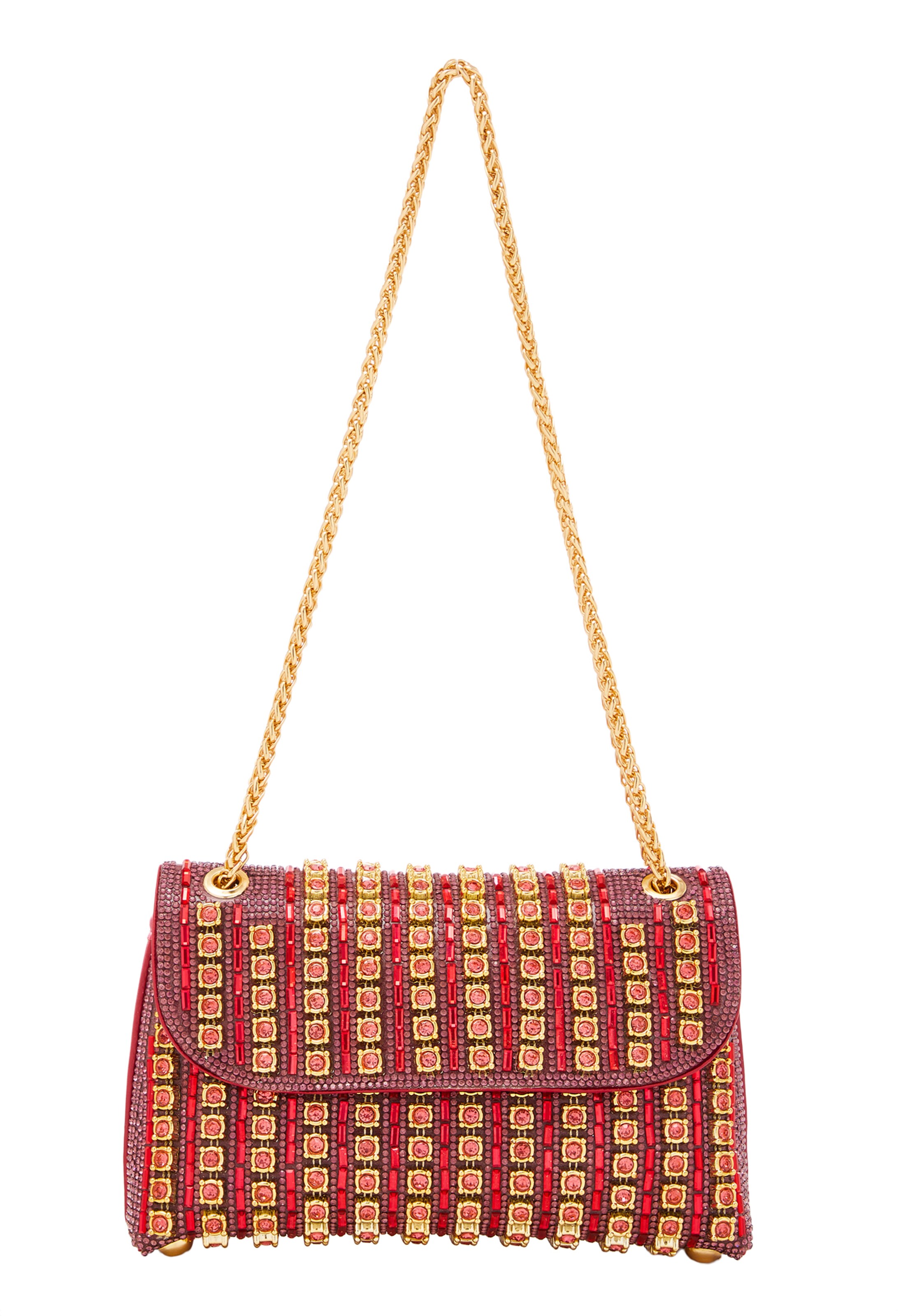 FELIPA - Mala de ombro em rosa: frente