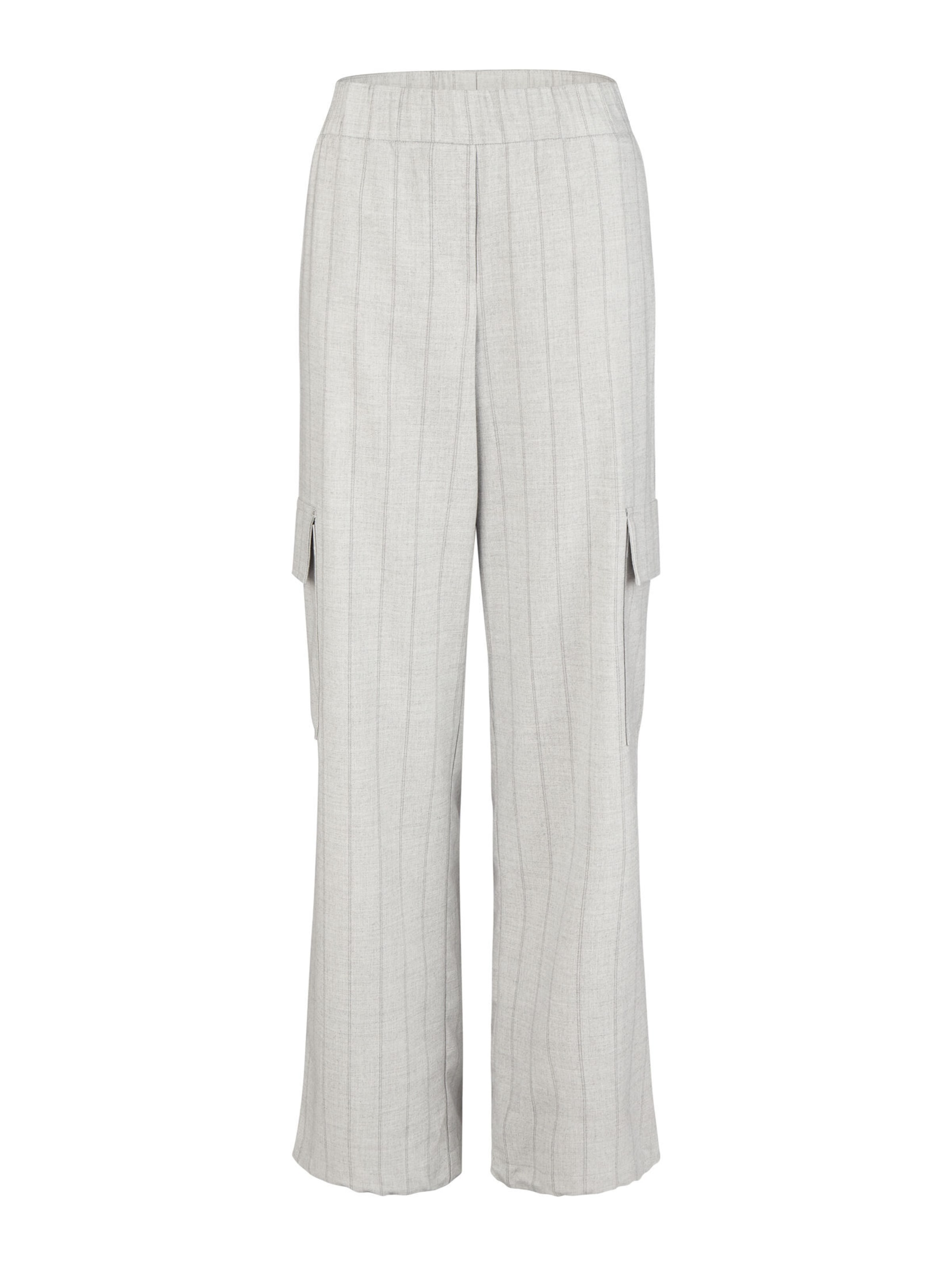 MARC AUREL Regular Cargo Pants in Grey: front